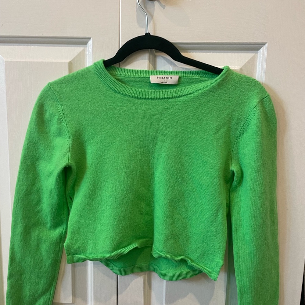 Babaton green sweater